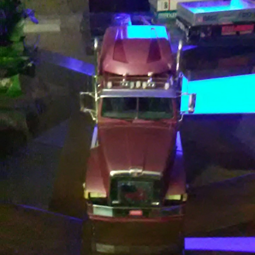 A custom built truck model